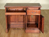 Solid Mahogany Executive Office Writing Desk