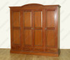 Mahogany 4 Pocket Door Cabinet