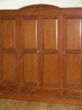 Mahogany 4 Pocket Door Cabinet
