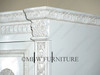 Acanthus White Hand-Carved Armoire/Wardrobe