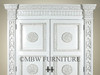 Acanthus White Hand-Carved Armoire/Wardrobe