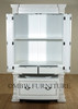 Acanthus White Hand-Carved Armoire/Wardrobe