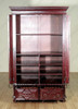 Fancy Dark Cherry Cabinet