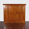 7ft Light Mahogany 4 Door Sectional Wardrobe