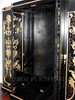 Black & Gold Versace Style Cabinet