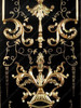 Black & Gold Versace Style Cabinet