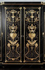 Black & Gold Versace Style Cabinet