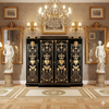 Black & Gold Versace Style Cabinet