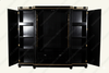 Black & Gold Versace Style Cabinet