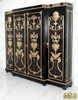 Black & Gold Versace Style Cabinet