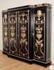 9ft Black & Gold Versace Style Wardrobe