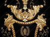 9ft Black & Gold Versace Style Wardrobe