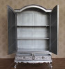 Real Silver Leaf Rococo Cabinet