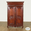 Cherry French 2-Door Armoire Wardrobe