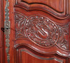 Cherry French 2-Door Armoire Wardrobe