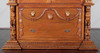 Light Mahogany Gothic Lion-Carved Cabinet