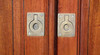 6ft Solid Mahogany 2-Door Wardrobe (6ft W x 7ft H)
