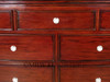 Mahogany Storage Armoire with Drawers