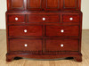 Mahogany Storage Armoire with Drawers