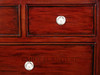 Mahogany Storage Armoire with Drawers