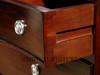 Mahogany Storage Armoire with Drawers