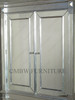 Silver Leaf Art Deco Mirrored Cabinet
