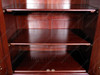 Solid Chocolate Mahogany French Rococo Cabinet