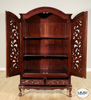 Dark Mahogany French Rococo Wardrobe