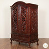 Dark Mahogany French Rococo Wardrobe