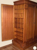 6ft Light Mahogany Pocket Doors TV Entertainment Armoire/Wardrobe