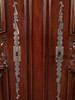 Solid Mahogany 2-Door Armoire w/ 3 Drawers