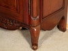 Solid Mahogany 2-Door Armoire w/ 3 Drawers