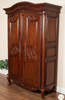 Solid Mahogany 2-Door Armoire w/ 3 Drawers