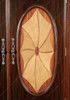 Mahogany Marquetry Inlaid Media Armoire
