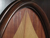 Mahogany Marquetry Inlaid Media Armoire