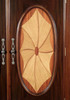 Mahogany Marquetry Inlaid Media Armoire