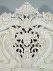 Pure White French Rococo Carved Panel Bed