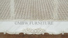 Antique White Rattan Country Cottage Bed