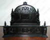 Black Gothic Ornate Hand Carved Bed