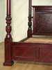 Casablanca Dark Cherry 4 Poster Canopy Bed