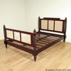 British Colonial Cane Panel Bed