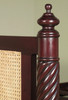 British Colonial Cane Panel Bed
