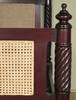 British Colonial Cane Panel Bed