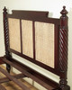 British Colonial Cane Panel Bed