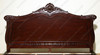 Dark Mahogany Carved Sleigh Bed