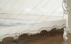 Distressed Antique White French Rococo Bed