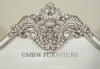Distressed Antique White French Rococo Bed