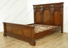 Solid Mahogany King Panel Bed