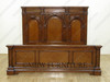 Solid Mahogany King Panel Bed