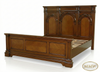 Solid Mahogany King Panel Bed